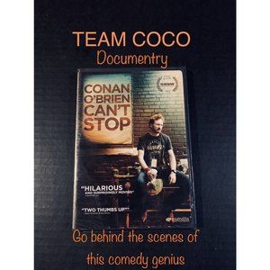 Conan OBrien Cant Stop DVD 2011 New, Sealed Team Coco  Documentary HYPE STICKER